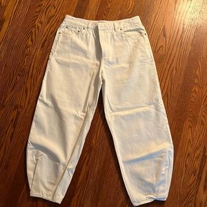 Tibi White Jeans